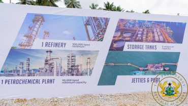 Ghana begins construction of $12 b oil refinery