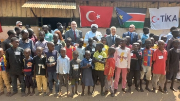 Turkish aid agency TIKA provides aid for children at South Sudan orphanage