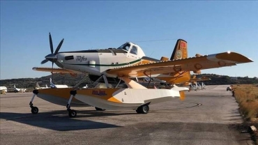 Türkiye sends firefighting aircraft to Greece to battle massive wildfire