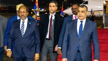 Somali president arrives in Egypt ahead of talks with Sisi