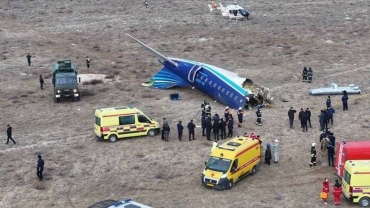 Azerbaijani passenger plane crashes in Kazakhstan, casualties feared