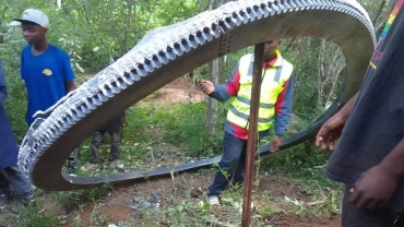 Kenya probes giant space debris that crashed into village