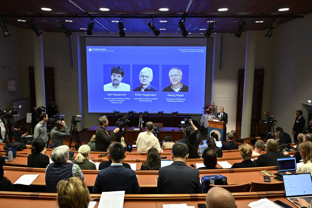 Nobel medicine prize goes to scientists who put the brain under a light switch