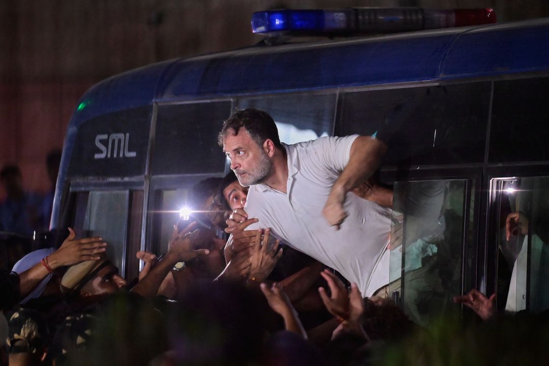 India detains opposition leader Rahul Gandhi during massive election protest